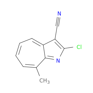 Cyclohepta[b]pyrrole-3-carbonitrile, 2-chloro-8-methyl-