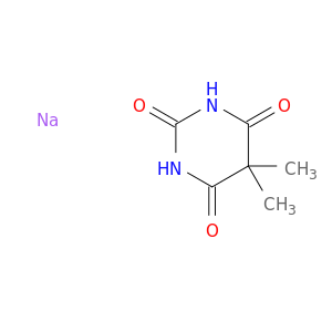 2,4,6(1H,3H,5H)-Pyrimidinetrione,5,5-dimethyl-, sodium salt (1:1)