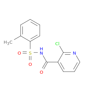 3-Pyridinecarboxamide,2-chloro-N-[(2-methylphenyl)sulfonyl]-