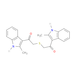 Ethanone, 2,2'-thiobis[1-(2-methyl-1H-indol-3-yl)-
