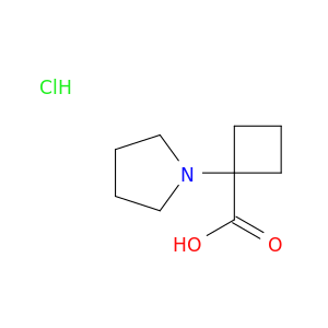 1-Pyrrolidin-1-ylcyclobutanecarboxylic Acid hydrochloride