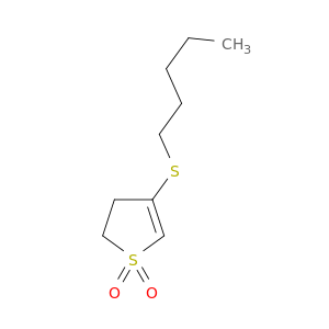 Thiophene, 2,3-dihydro-4-(pentylthio)-, 1,1-dioxide