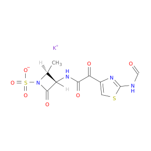 1-氮杂茚磺酸,3-[[2-(甲酰氨基)-4-噻唑基]氧乙酰基]氨基]-2-甲基-4-氧代-,单戊酸盐,(2s-Trans)-
