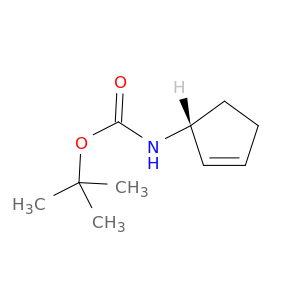 Carbamic acid, (1R)-2-cyclopenten-1-yl-, 1,1-dimethylethyl ester (9CI)