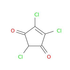4-Cyclopentene-1,3-dione, 2,4,5-trichloro-