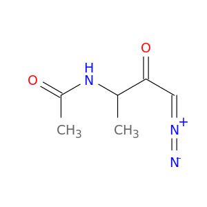 Acetamide, N-(3-diazo-1-methyl-2-oxopropyl)-