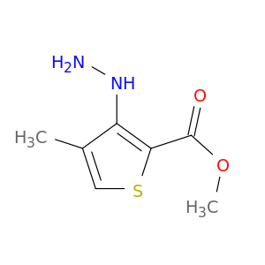 2-Thiophenecarboxylicacid, 3-hydrazinyl-4-methyl-, methyl ester