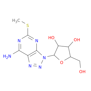 2-(5-amino-3-methylsulfanyl-2,4,7,8,9-pentazabicyclo[4.3.0]nona-1,3,5,7-tetraen-9-yl)-5-(hydroxymethyl)oxolane-3,4-diol