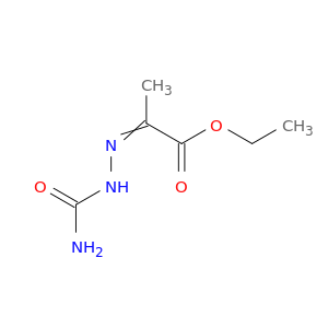 Propanoic acid,2-[2-(aminocarbonyl)hydrazinylidene]-, ethyl ester