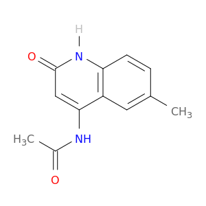 Acetamide, N-(1,2-dihydro-6-methyl-2-oxo-4-quinolinyl)-