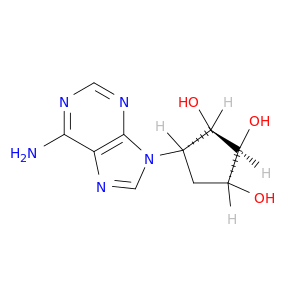 1,2,3-Cyclopentanetriol, 4-(6-amino-9H-purin-9-yl)-, (1S,2S,3R,4S)-