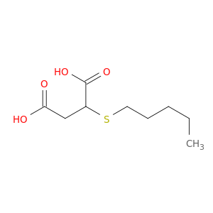 Butanedioic acid,2-(pentylthio)-