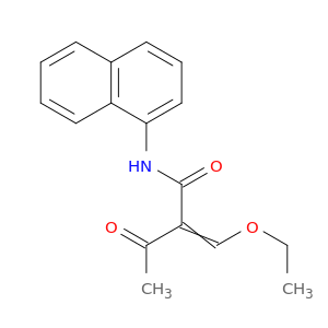 Butanamide, 2-(ethoxymethylene)-N-1-naphthalenyl-3-oxo-