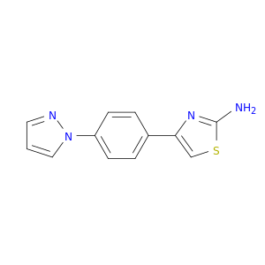 4-[4-(1H-吡唑-1-基)苯基]-1,3-噻唑-2-胺