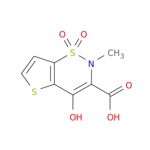 2H-Thieno[2,3-e]-1,2-thiazine-3-carboxylicacid, 4-hydroxy-2-methyl-, 1,1-dioxide