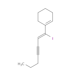 1-Cyclohexene, 1-[(1Z)-1-iodo-1-hepten-3-yn-1-yl]-