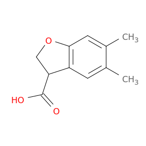 5,6-dimethyl-2,3-dihydro-1-benzofuran-3-carboxylic Acid
