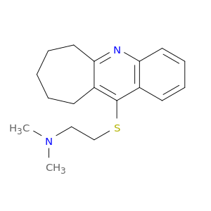 11-((2-(DIMETHYLAMINO)ETHYL)THIO)-7,8,9,10-TETRAHYDRO-6H-CYCLOHEPTA[B]QUINOLINE