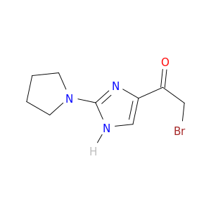 Ethanone, 2-bromo-1-[2-(1-pyrrolidinyl)-1H-imidazol-4-yl]-