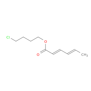2,4-Hexadienoic acid, 4-chlorobutyl ester, (E,E)-