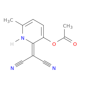 Propanedinitrile, [3-(acetyloxy)-6-methyl-2(1H)-pyridinylidene]-