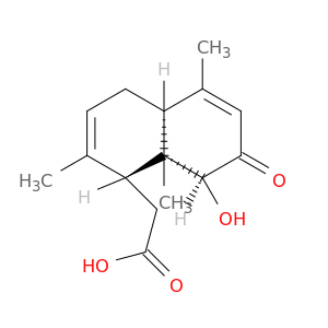 1-Naphthaleneaceticacid, 1,4,4a,7,8,8a-hexahydro-8-hydroxy-2,5,8a-trimethyl-7-oxo-, (1a,4aa,8b,8ab)- (9CI)