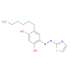 6-HEXYL-4-(THIAZOL-2-YLAZO)RESORCINOL