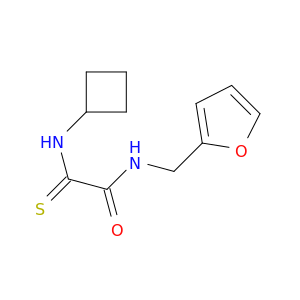 Acetamide, 2-(cyclobutylamino)-N-(2-furanylmethyl)-2-thioxo-