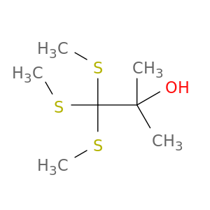 2-Propanol, 2-methyl-1,1,1-tris(methylthio)-