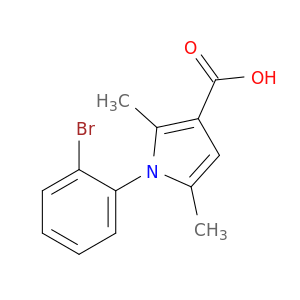 1-(2-Bromophenyl)-2,5-dimethyl-1H-pyrrole-3-carboxylic Acid