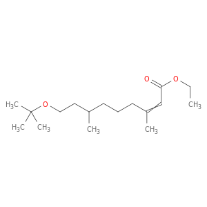2-Nonenoic acid, 9-(1,1-dimethylethoxy)-3,7-dimethyl-, ethyl ester