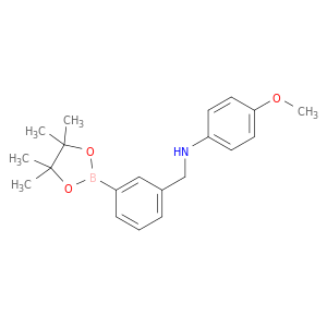 N-(4-甲氧基苯基)-3-(4,4,5,5-四甲基-1,3,2-二氧苯甲醛-2-基)-苯甲烷胺