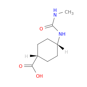 Cyclohexanecarboxylicacid, 4-[[(methylamino)carbonyl]amino]-, cis-