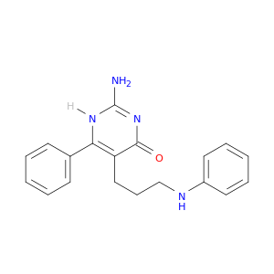 2-amino-6-phenyl-5-[3-(phenylamino)propyl]pyrimidin-4(1h)-one