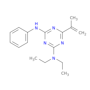 1,3,5-Triazine-2,4-diamine, N,N-diethyl-6-(1-methylethenyl)-N'-phenyl-