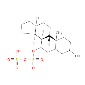 Androstane-3,17-diol,bis(hydrogen sulfate), (3b,5a,17a)- (9CI)