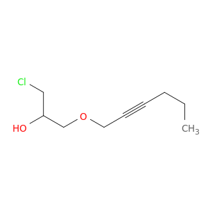 2-Propanol,1-chloro-3-(2-hexyn-1-yloxy)-