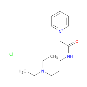 Pyridinium, 1-[2-[[3-(diethylamino)propyl]amino]-2-oxoethyl]-, chloride