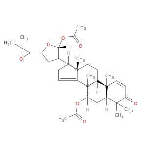 Cholesta-1,14-dien-3-one,7,21-bis(acetyloxy)-21,23:24,25-diepoxy-4,4,8-trimethyl-, (5a,7a,13a,17a,20S,21R,23R,24S)- (9CI)