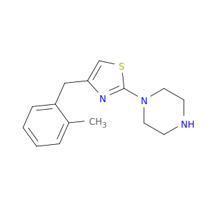 Piperazine,1-[4-[(2-methylphenyl)methyl]-2-thiazolyl]-