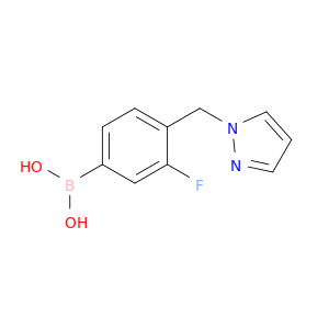 [3-fluoro-4-(1H-pyrazol-1-ylmethyl)phenyl]boronic acid