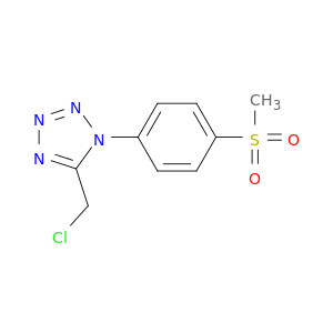 5-(Chloromethyl)-1-(4-methanesulfonylphenyl)-1h-1,2,3,4-tetrazole