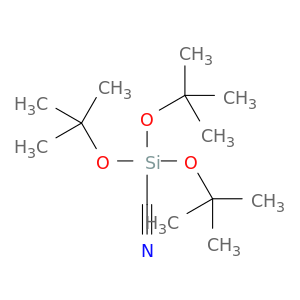 Silanecarbonitrile, tris(1,1-dimethylethoxy)-