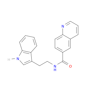 6-Quinolinecarboxamide, N-[2-(1H-indol-3-yl)ethyl]-