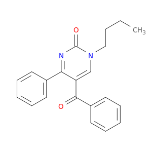 2(1H)-Pyrimidinone, 5-benzoyl-1-butyl-4-phenyl-