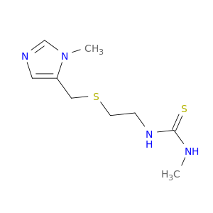 Thiourea, N-methyl-N'-[2-[[(1-methyl-1H-imidazol-5-yl)methyl]thio]ethyl]-