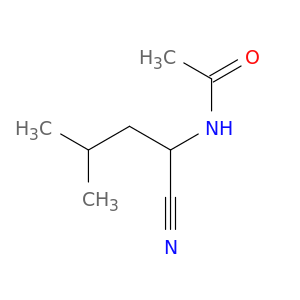 Acetamide, N-(1-cyano-3-methylbutyl)-