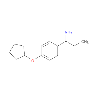 1-[4-(Cyclopentyloxy)phenyl]propan-1-amine