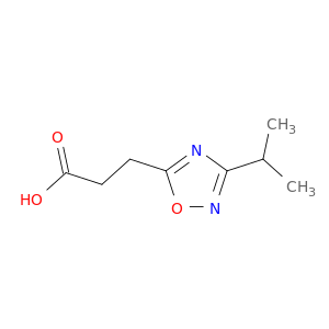 3-(3-Isopropyl-1,2,4-oxadiazol-5-yl)propanoic acid