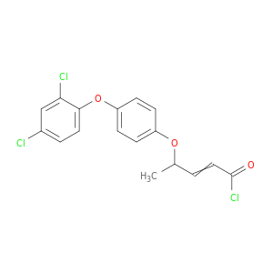 2-Pentenoyl chloride, 4-[4-(2,4-dichlorophenoxy)phenoxy]-